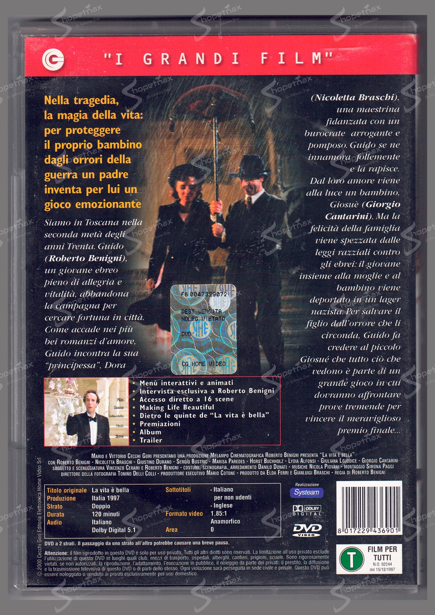 La vita è bella (1997) DVD