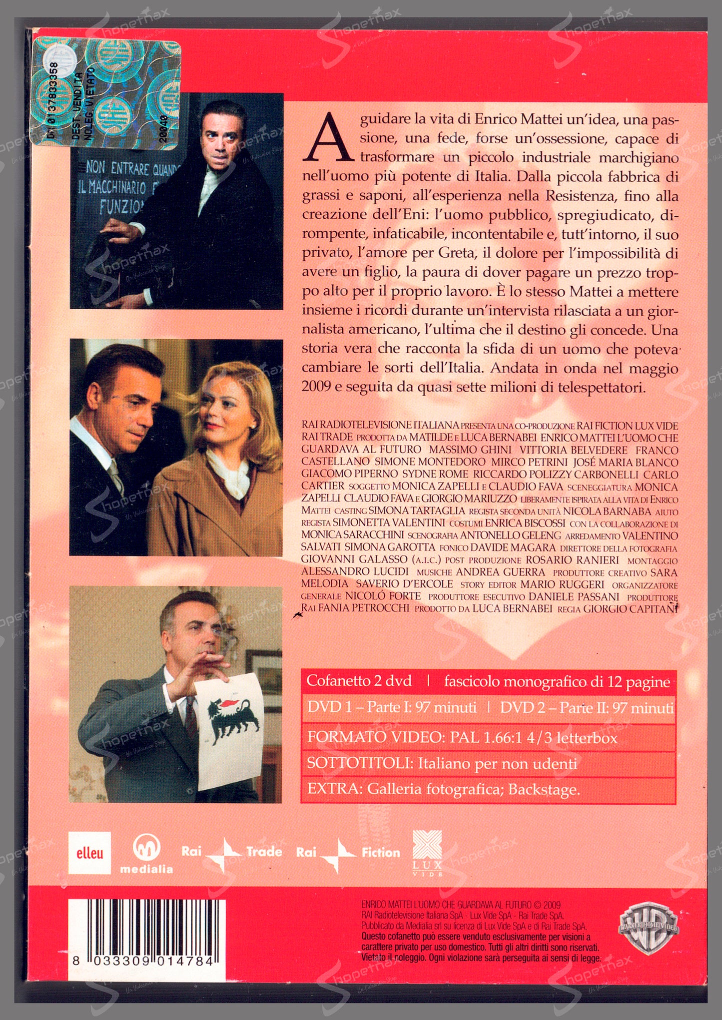 Enrico Mattei (2 Dischi) (2009) DVD