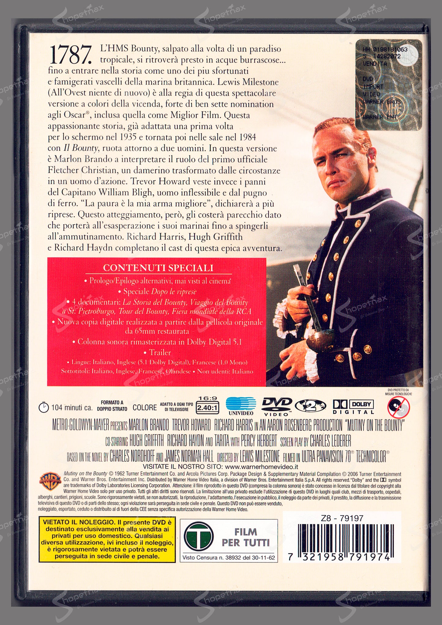 Gli Ammutinati del Bounty (Mutiny on the Bounty) (Ed. Speciale) (1962) 2 DVD