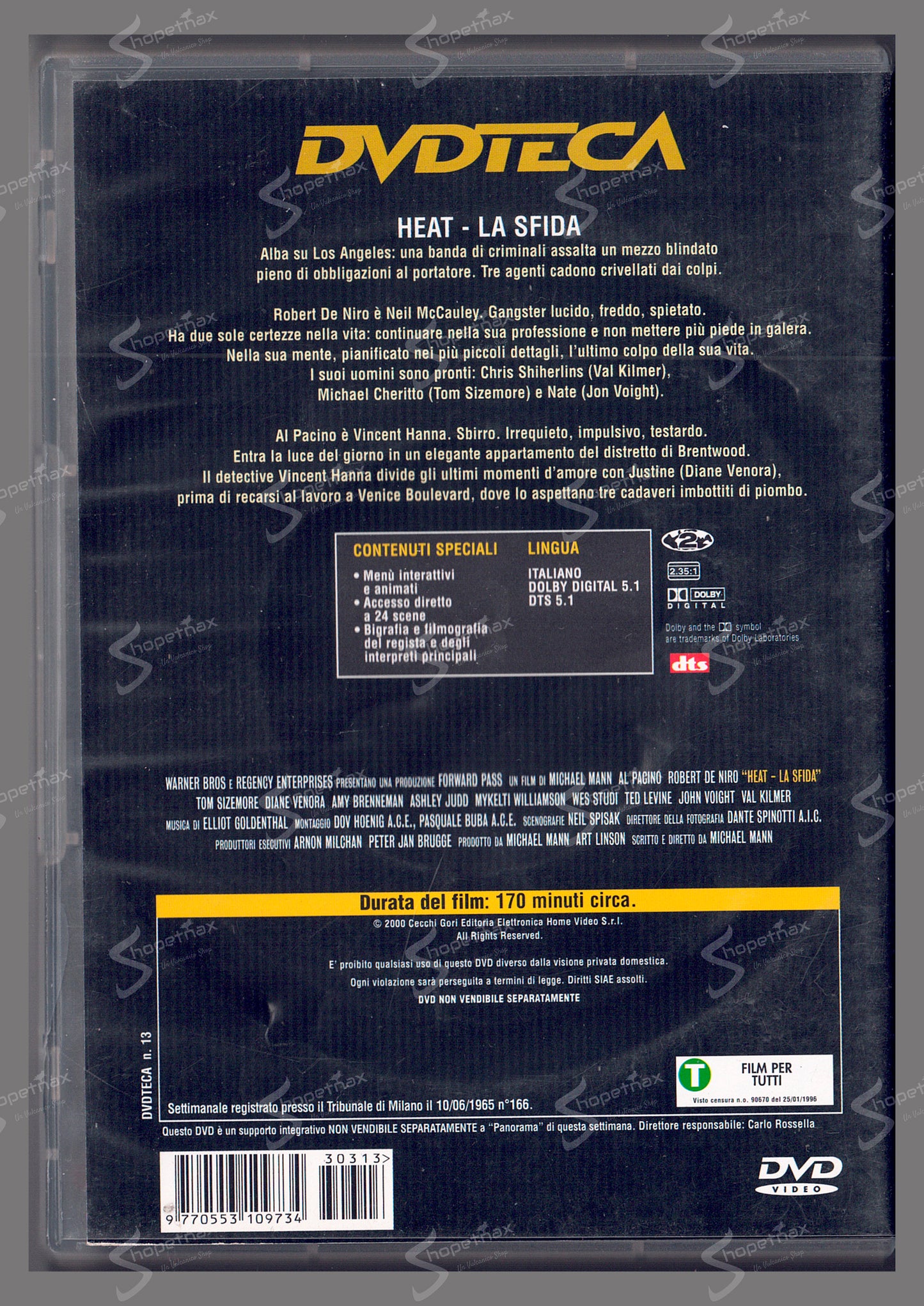 Heat - La Sfida (1995) DVD Editoriale