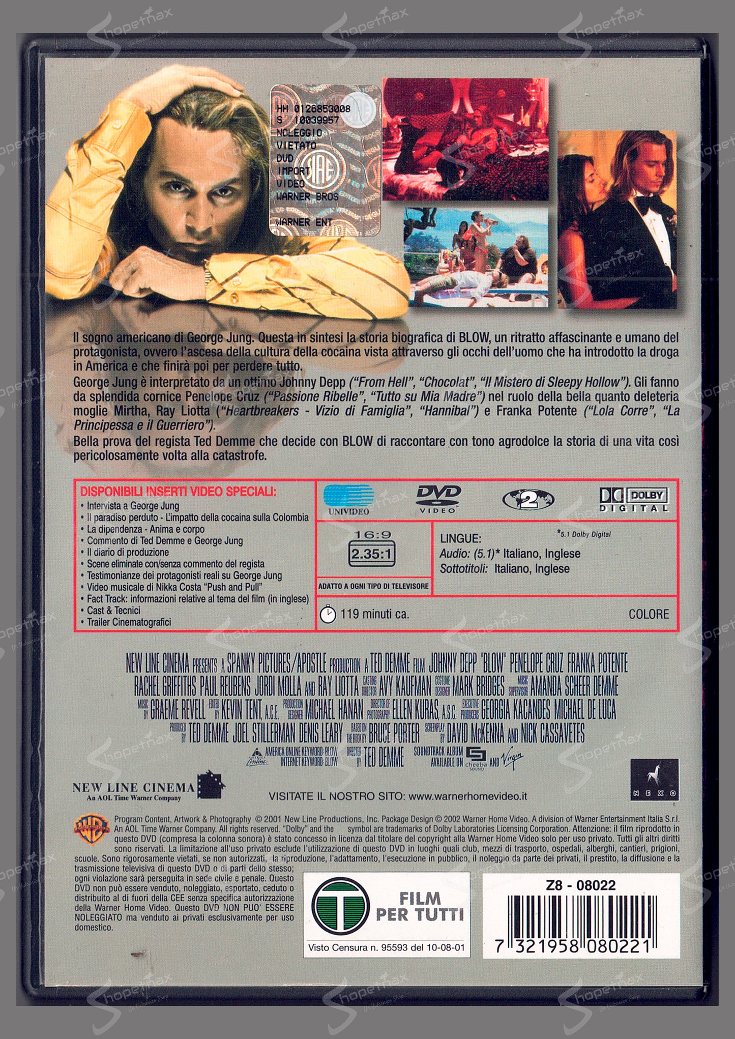 Blow (2001) DVD
