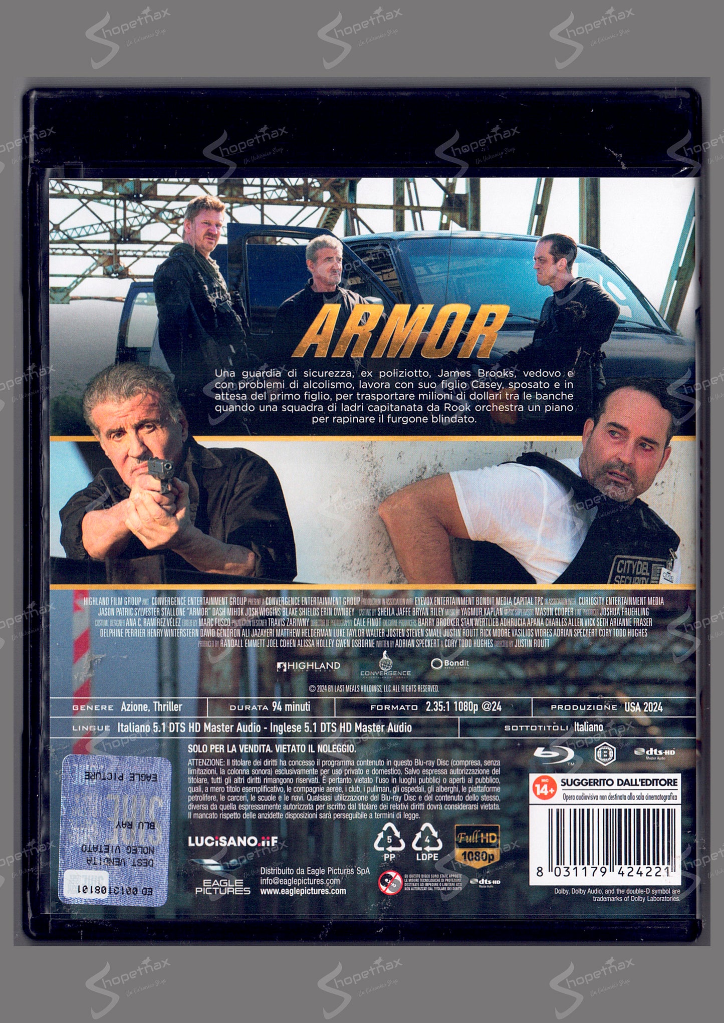 Armor (2024) BLU-RAY