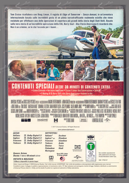 Barry Seal - Una Storia Americana (2017) DVD Editoriale