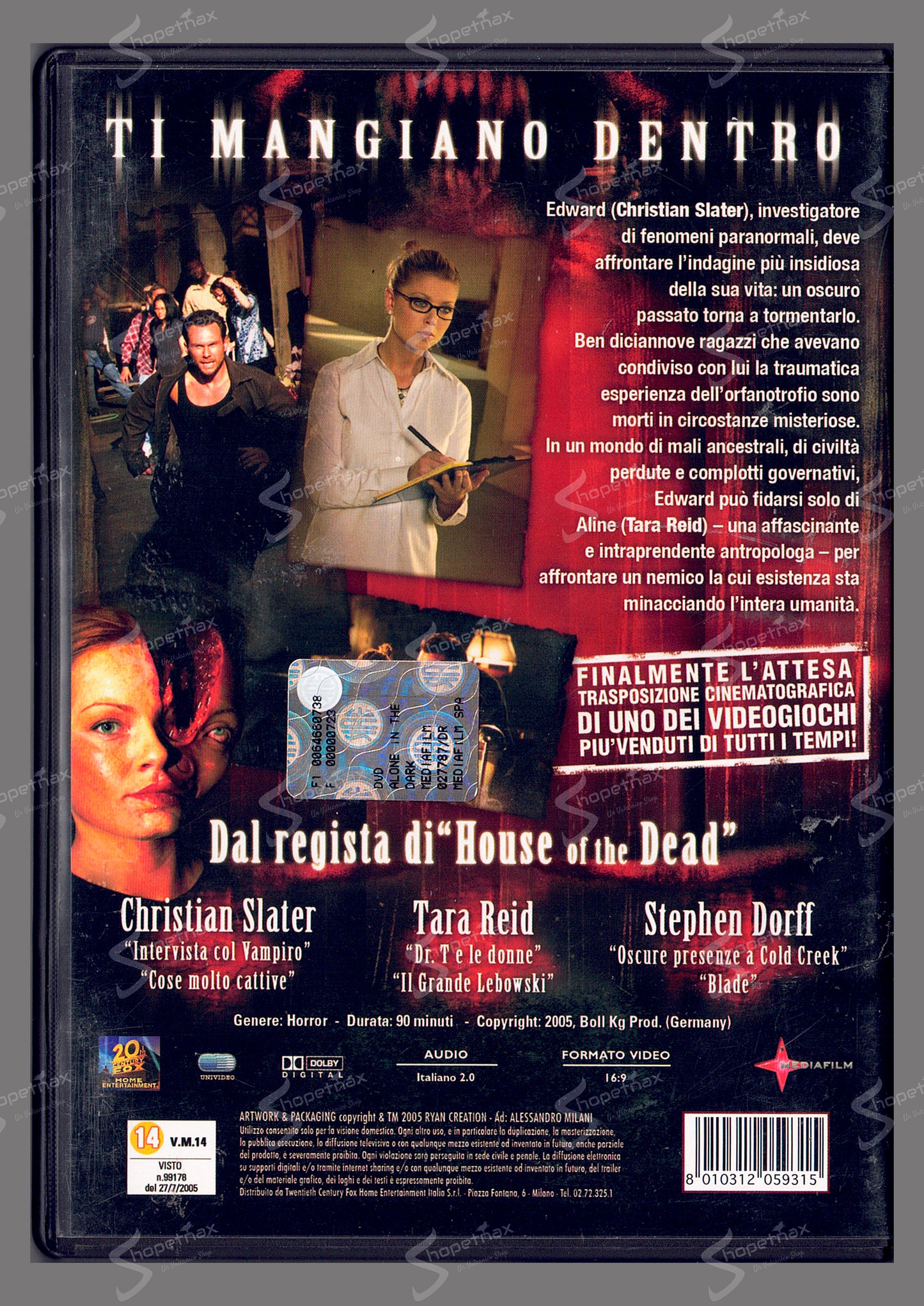 Alone in the Dark (2005) DVD