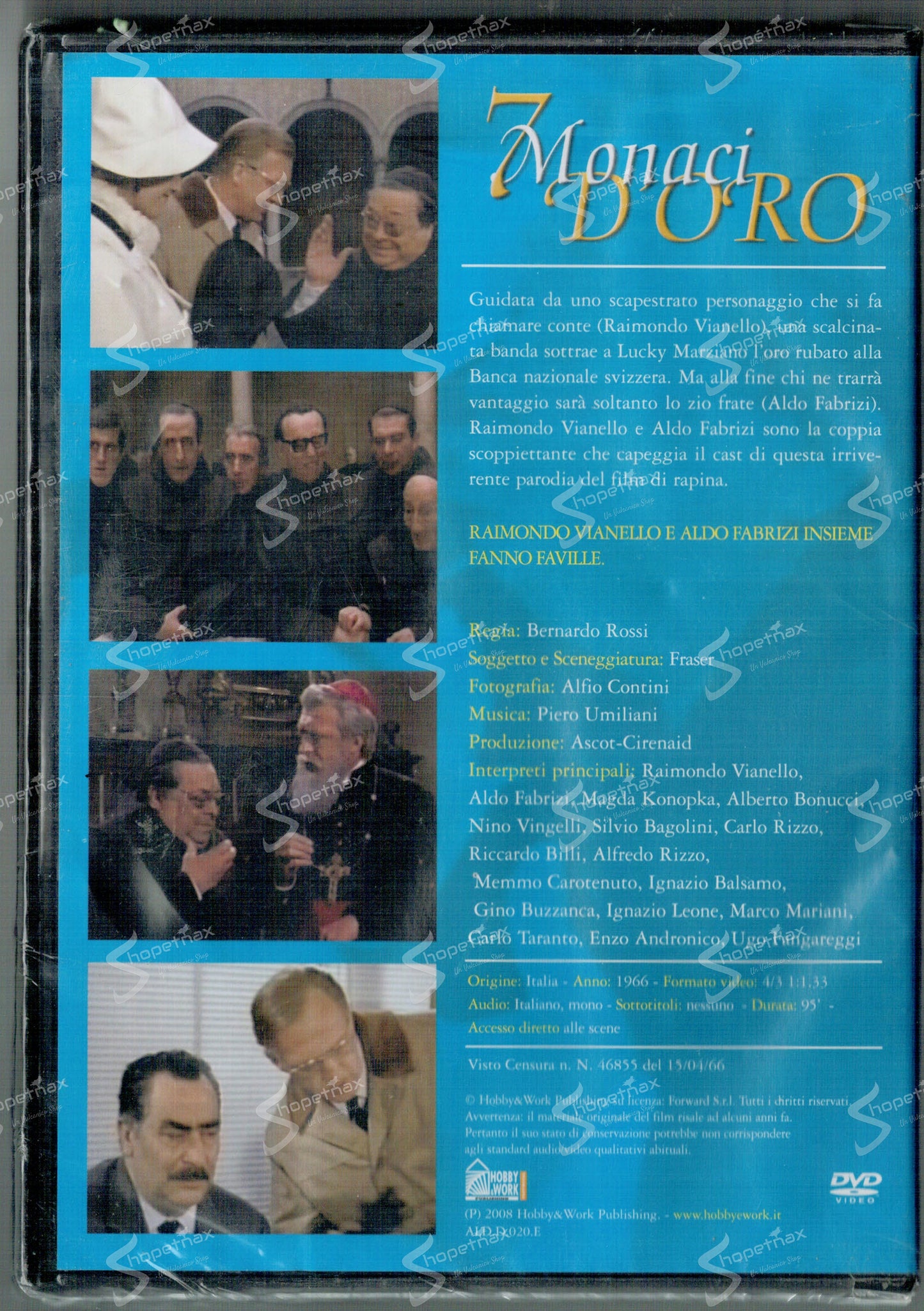 7 monaci d'oro (1966) DVD Editoriale Ottimo