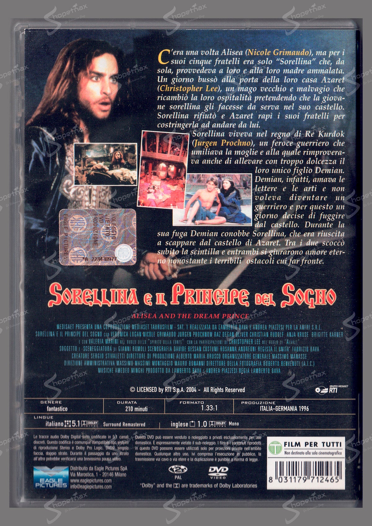 Sorellina e il Principe del Sogno (2006) DVD