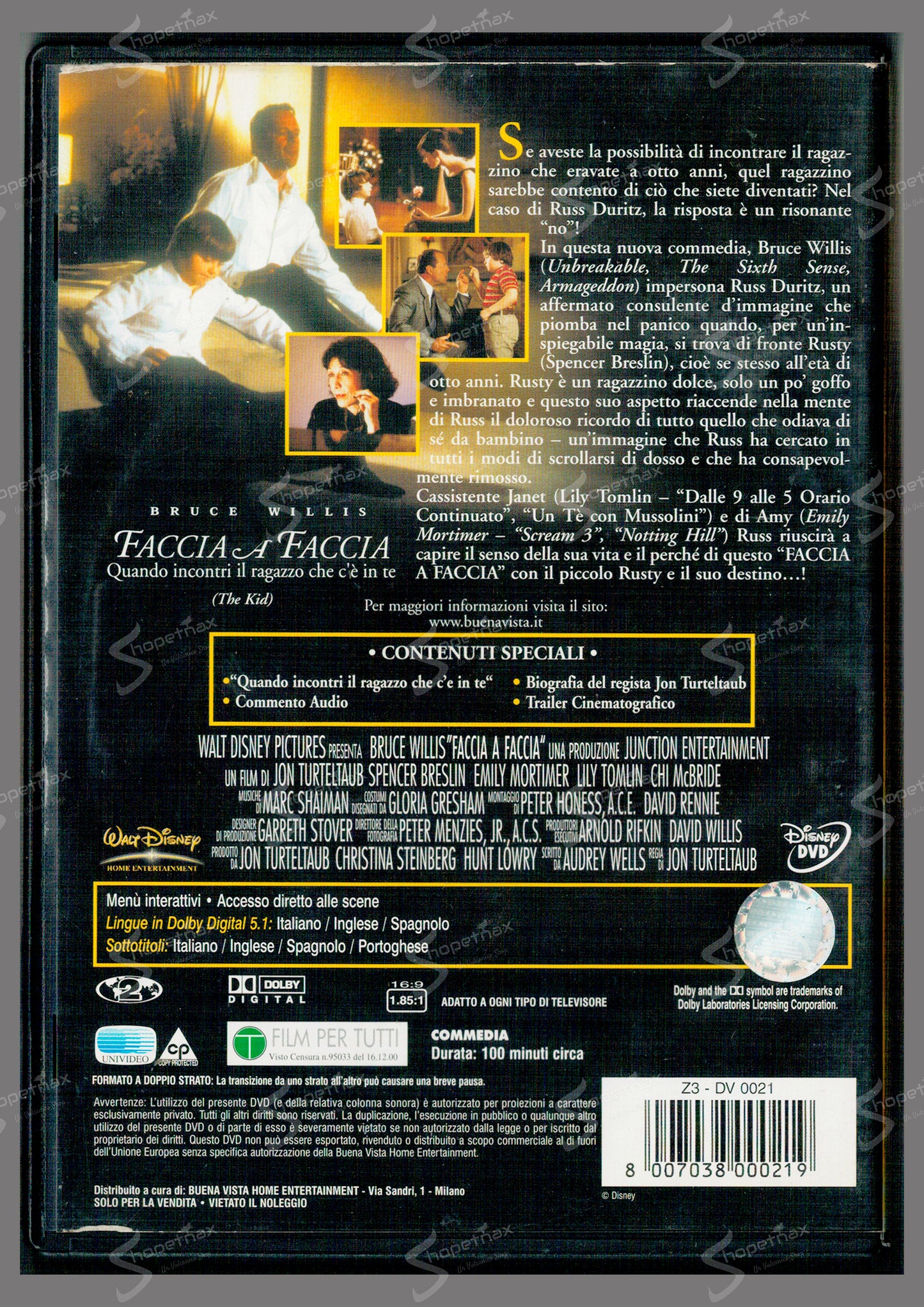Faccia a Faccia (The Kid) (2000) DVD Ex Noleggio