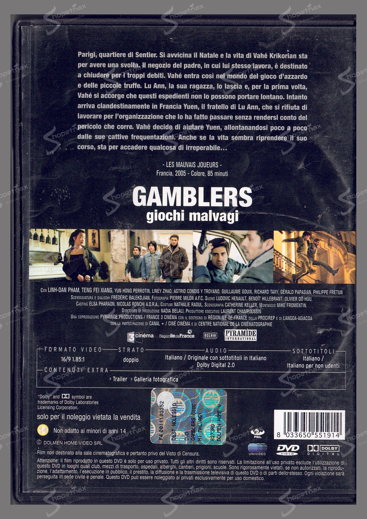 Gamblers - Giochi Malvagi (Les Mauvais Joueurs) (2005) DVD Noleggio