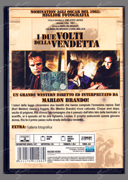 I due volti della vendetta (One-Eyed Jacks) (1961) DVD