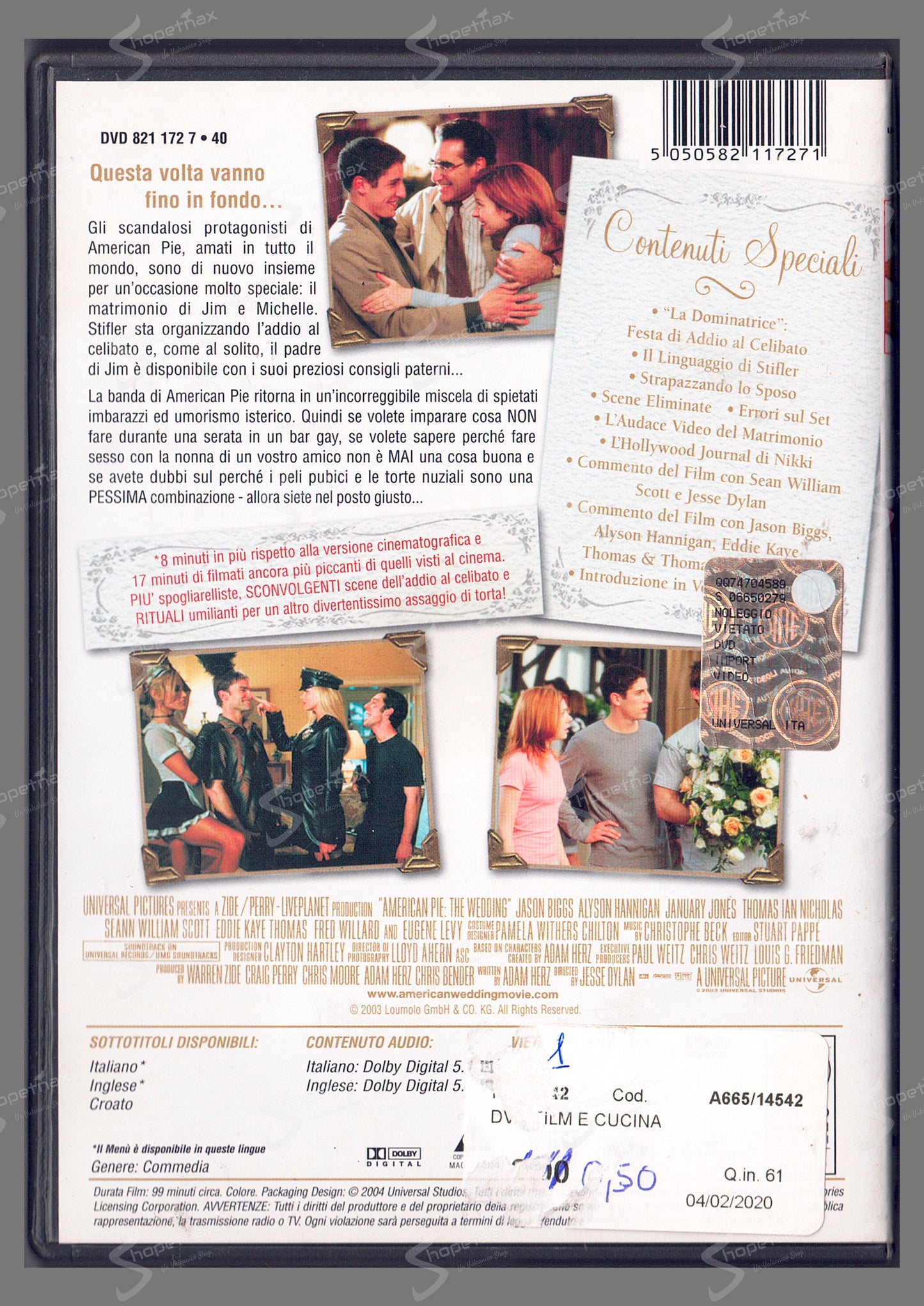 American Pie - Il Matrimonio (American Wedding) (2003) DVD