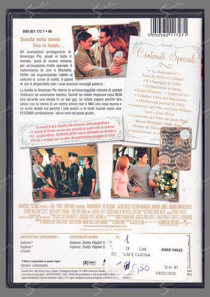 American Pie - Il Matrimonio (American Wedding) (2003) DVD