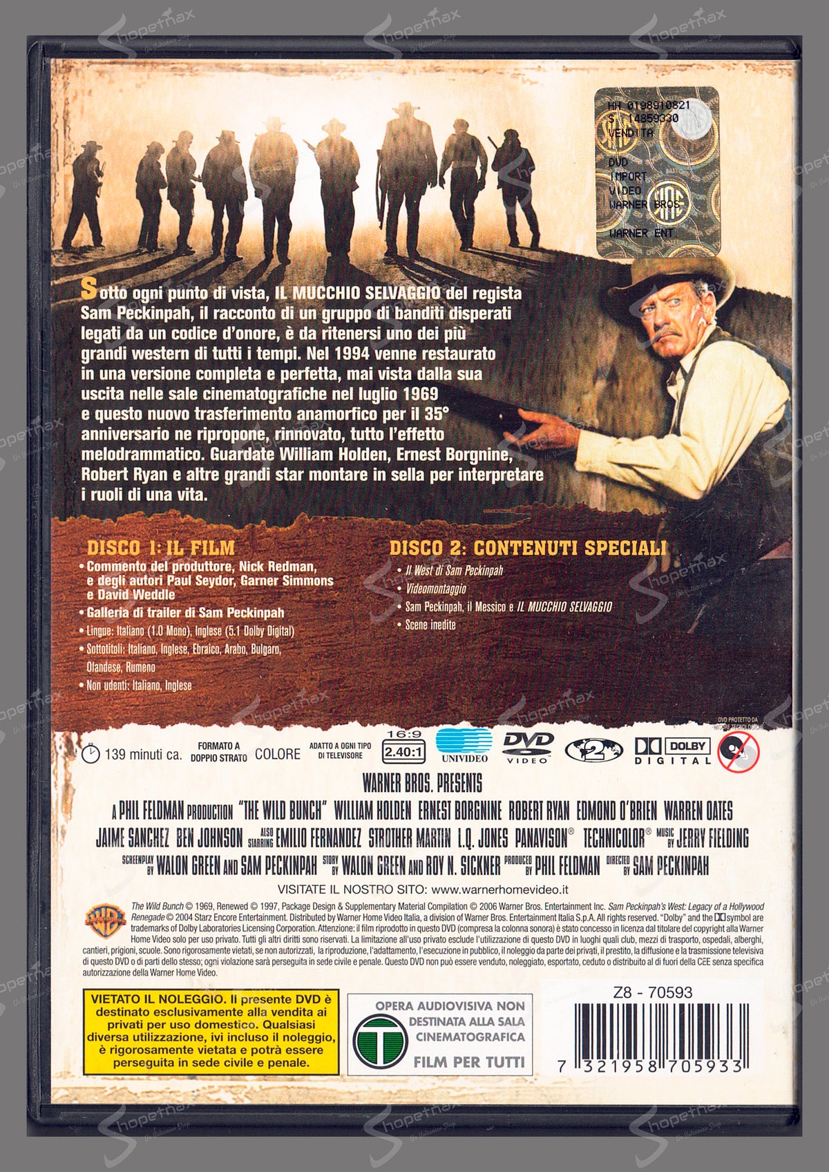 Il Mucchio Selvaggio (Ed. Speciale) (The Wild Bunch) (1969) 2 DVD