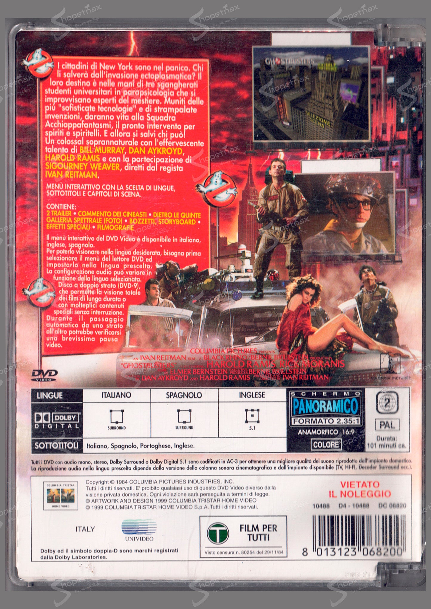 Ghostbusters (1984) DVD Jewel Box