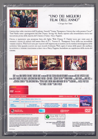 Saving Mr. Banks (2013) DVD Editoriale