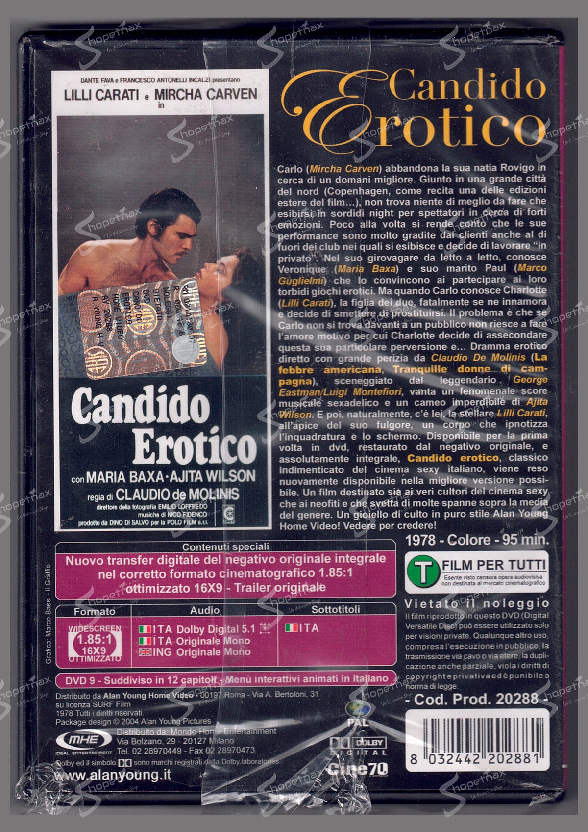 Candido Erotico (Versione Integrale) (1977) DVD