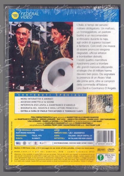 4 Marmittoni alle Grandi Manovre (1974) DVD