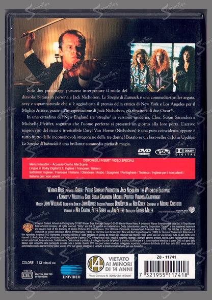 The Witches of Eastwick (1987) DVD Like New