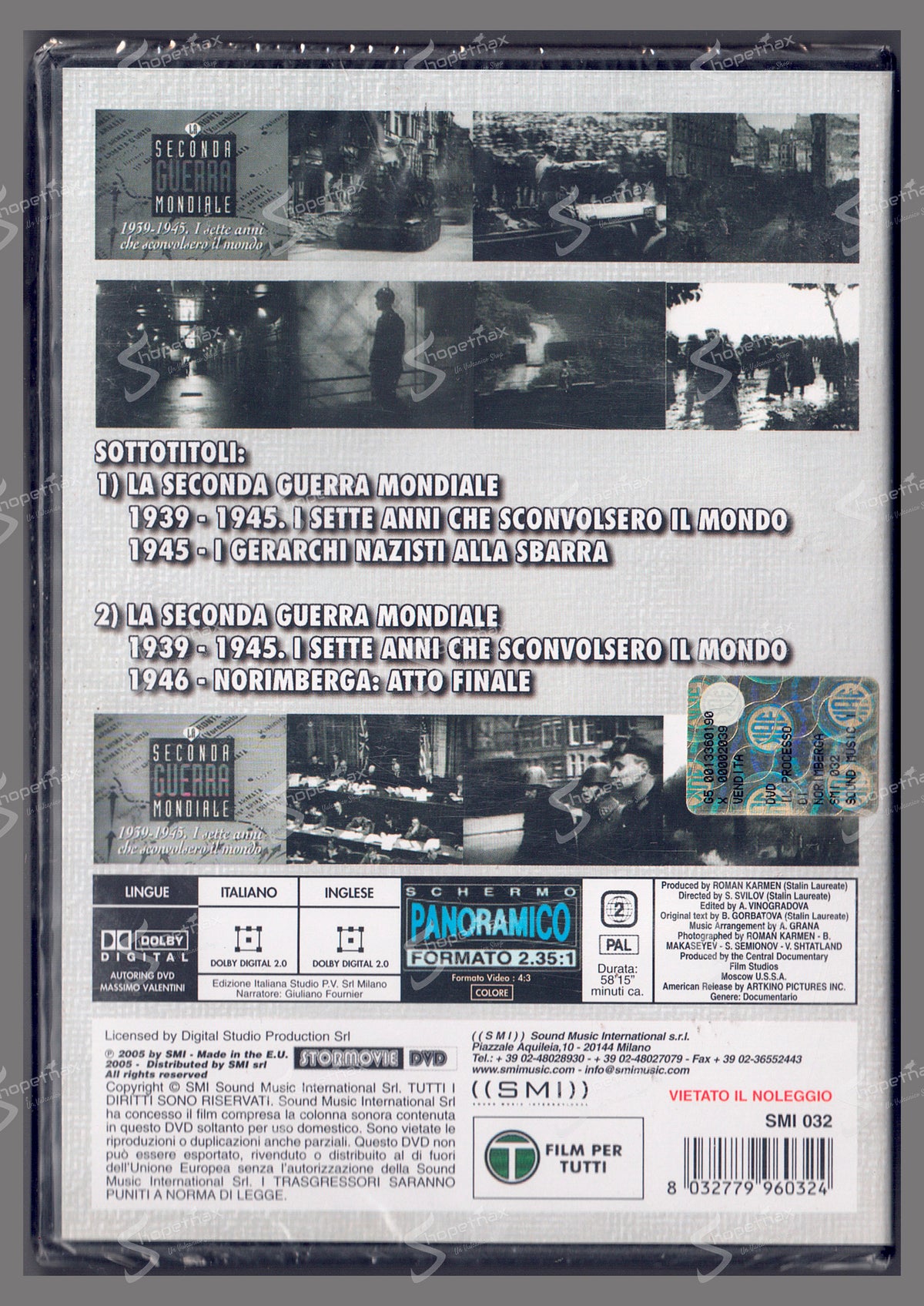 Il Processo di Norimberga 1946 (2005) DVD