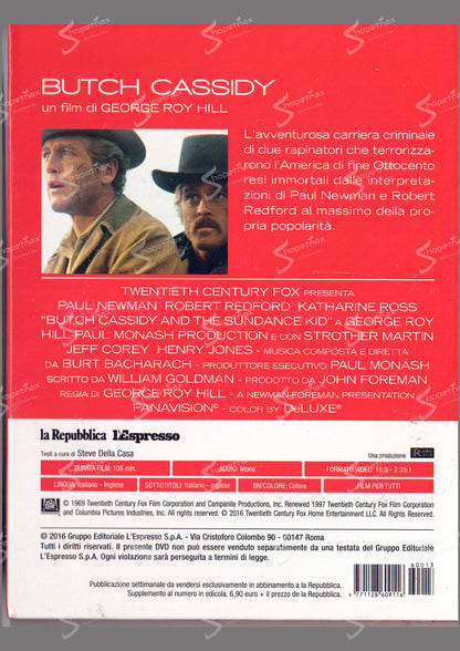 Butch Cassidy (Butch Cassidy and the Sundance Kid) (1969) DVD Slim Editoriale