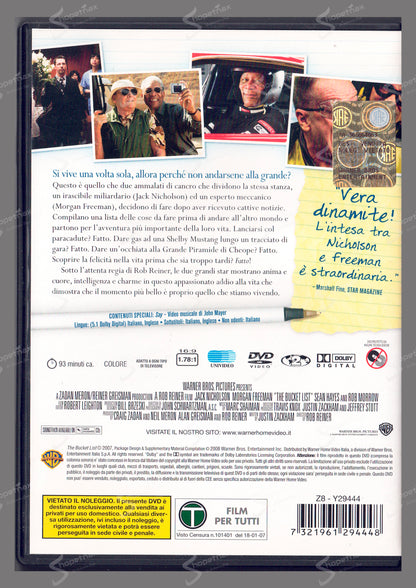 Non è mai troppo tardi (The Bucket List) (2007) DVD