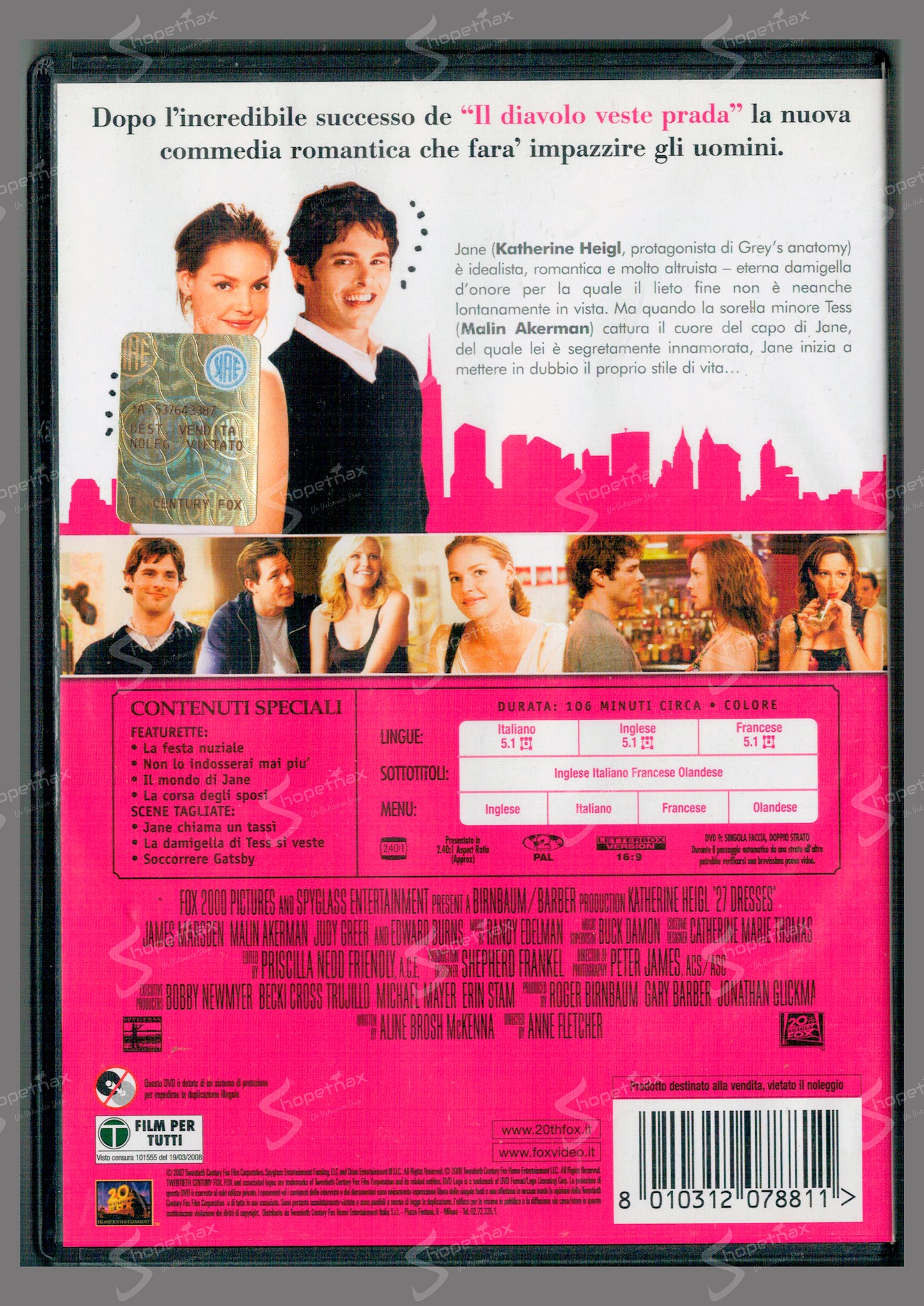 27 volte in bianco (27 Dresses) (2008) DVD