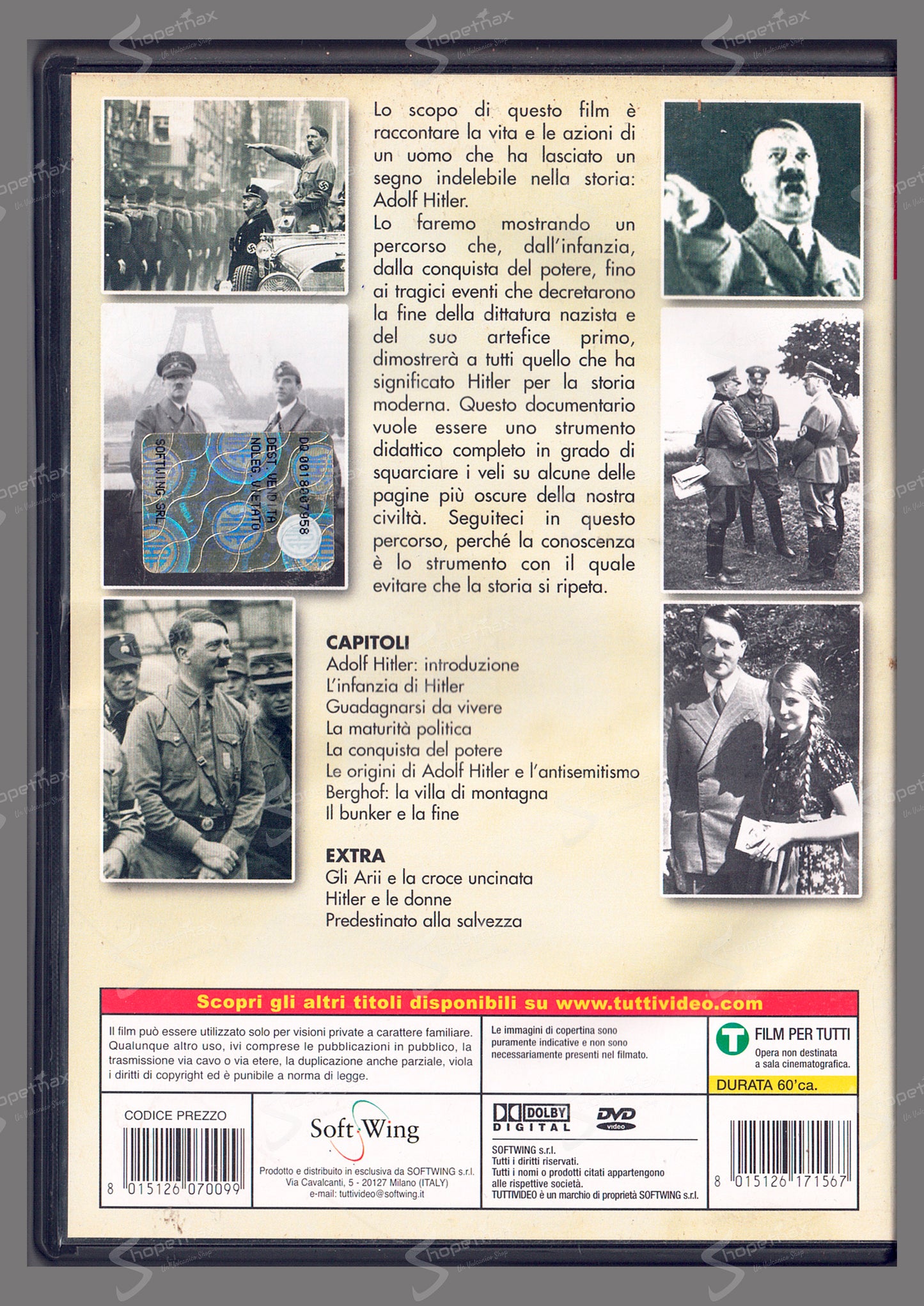 Adolf Hitler - La vita del Führer DVD