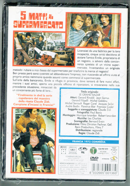 5 matti al supermercato (Le grand bazar) (1973) DVD
