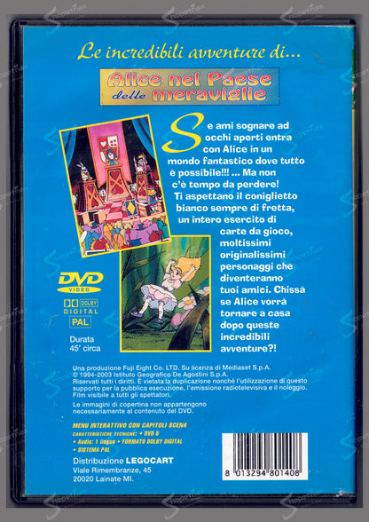 Alice nel Paese delle Meraviglie (1994) DVD