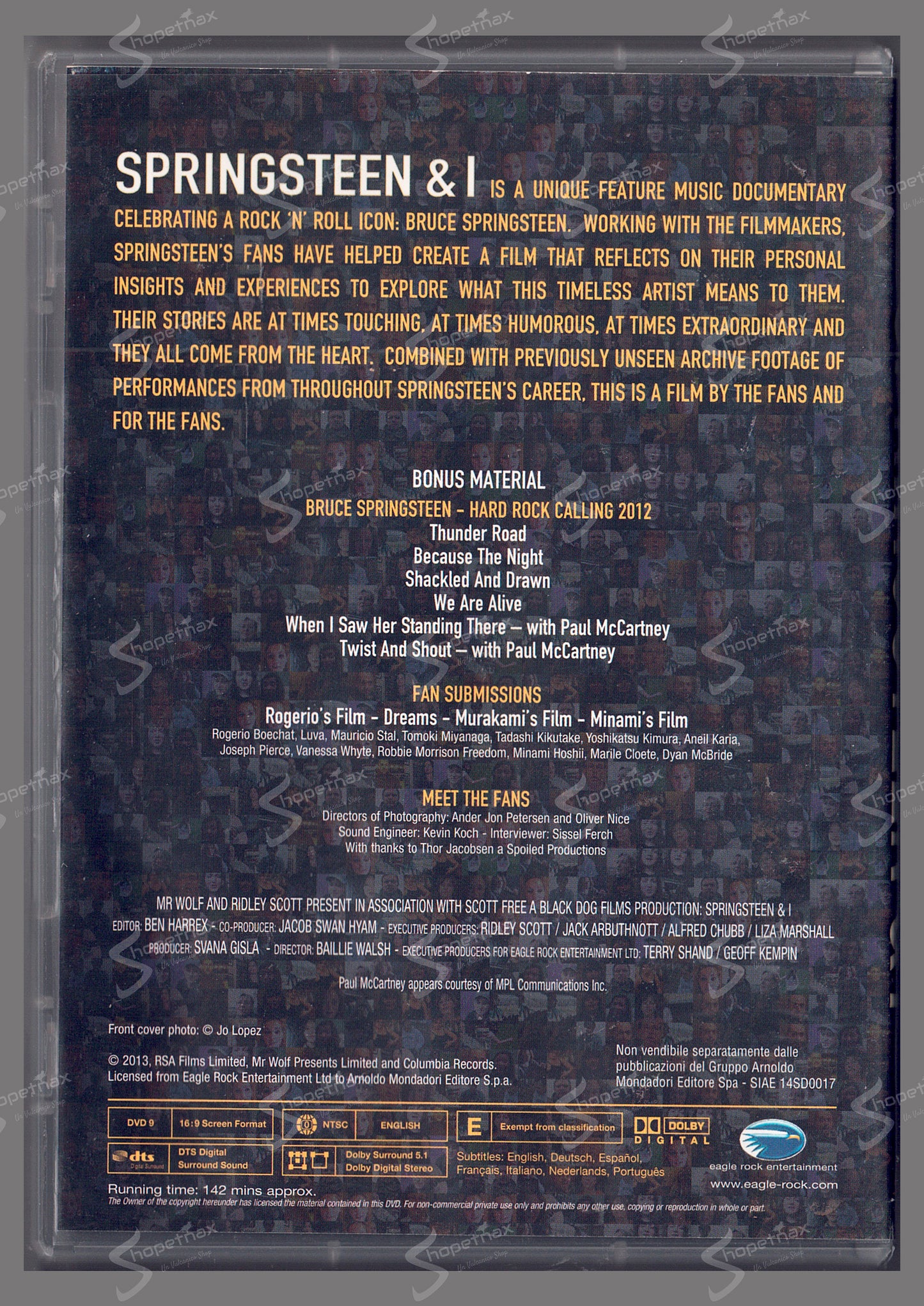 Springsteen & I (2013) DVD Editoriale