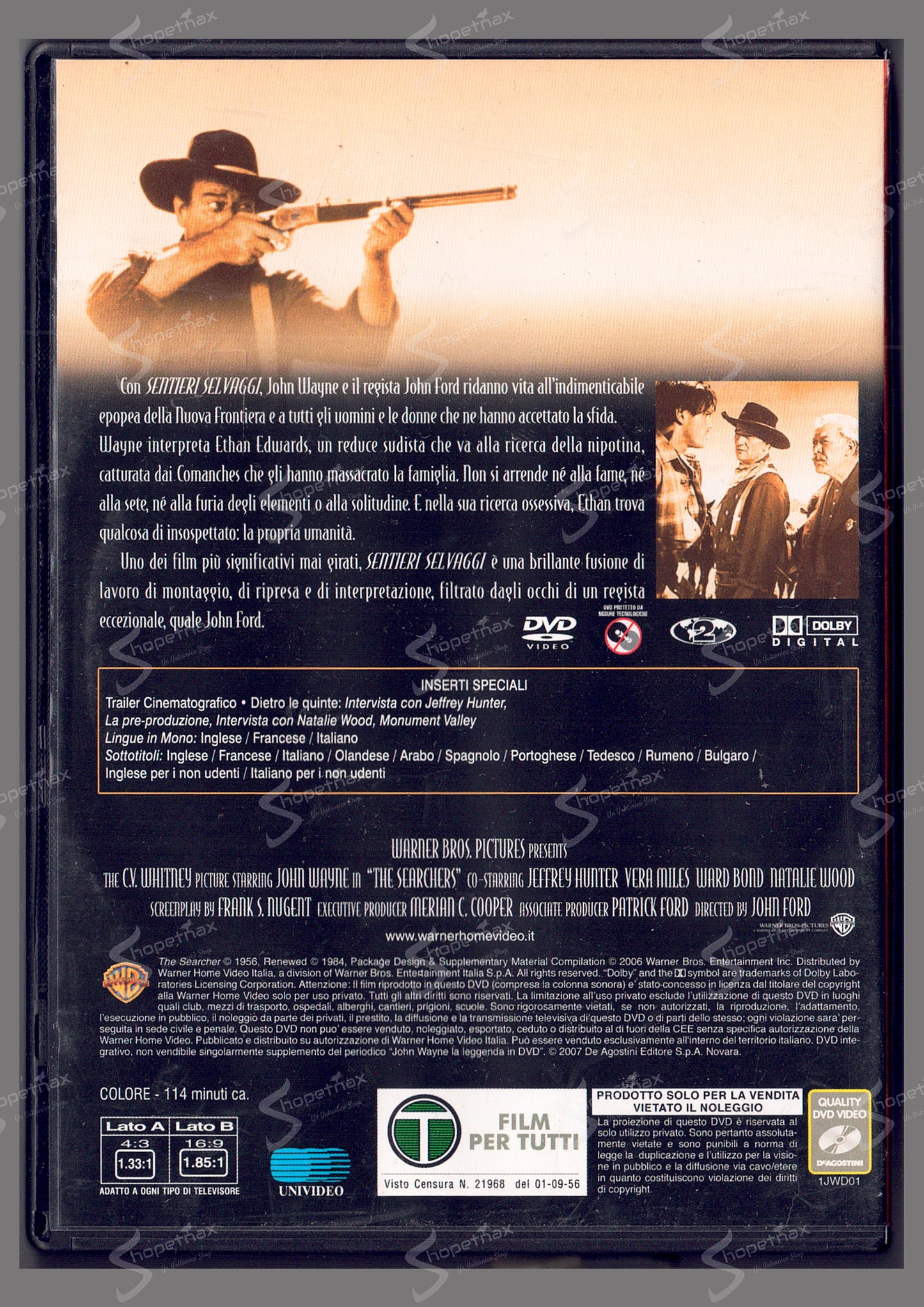 Sentieri Selvaggi (The Searchers) (1956) DVD Editoriale