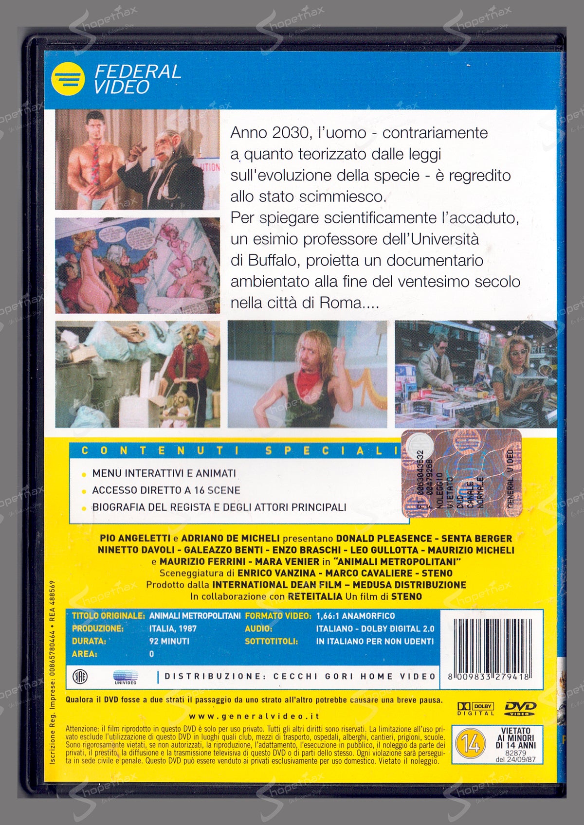 Animali metropolitani (1987) DVD