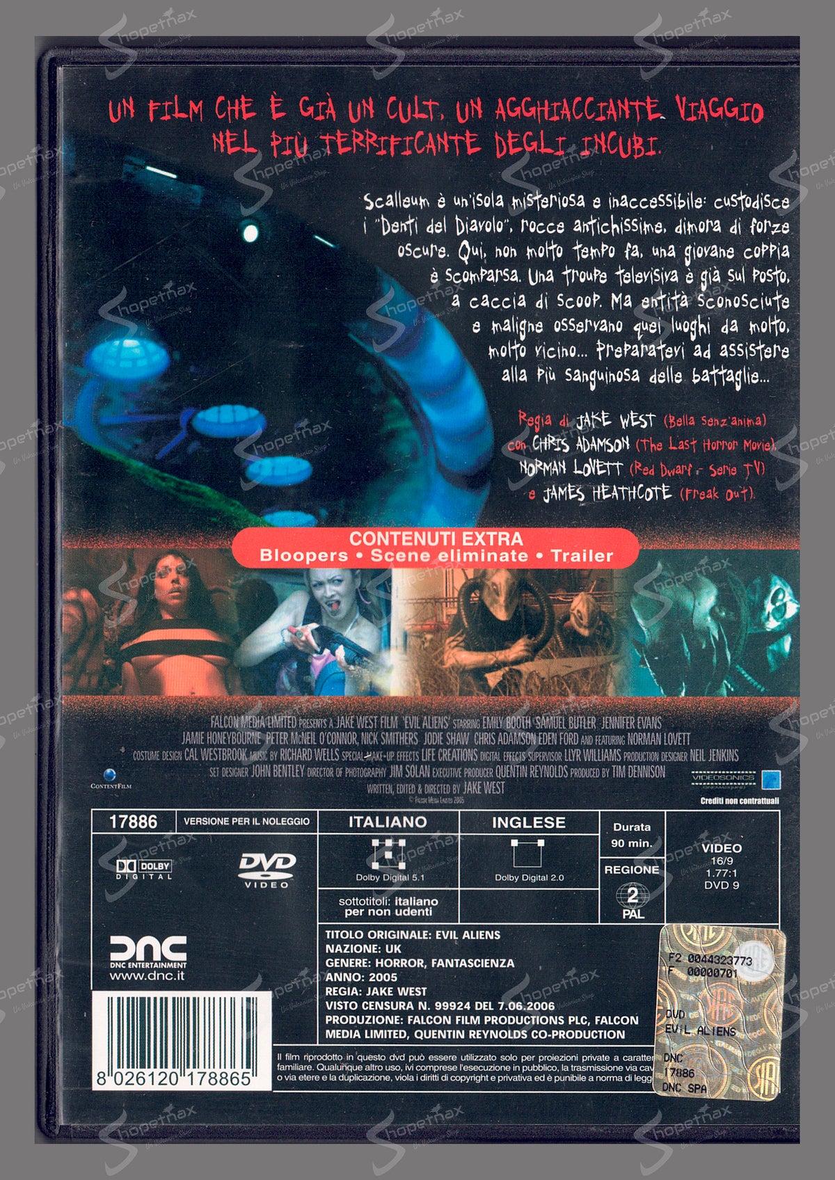 Evil Aliens (2005) DVD Noleggio