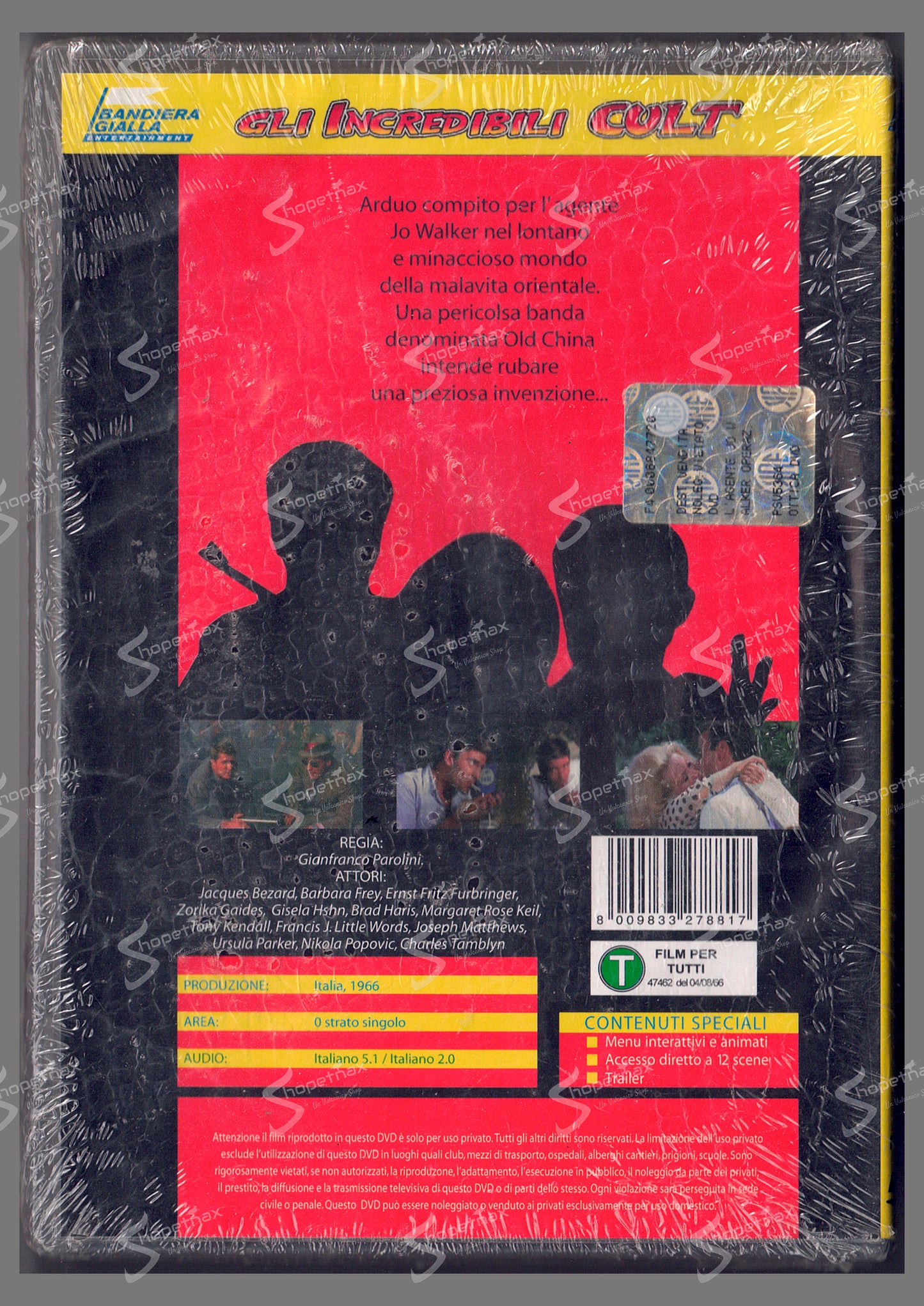 L'Agente Jo Walker Operazione Estremo Oriente (Kommissar X) (1966) DVD