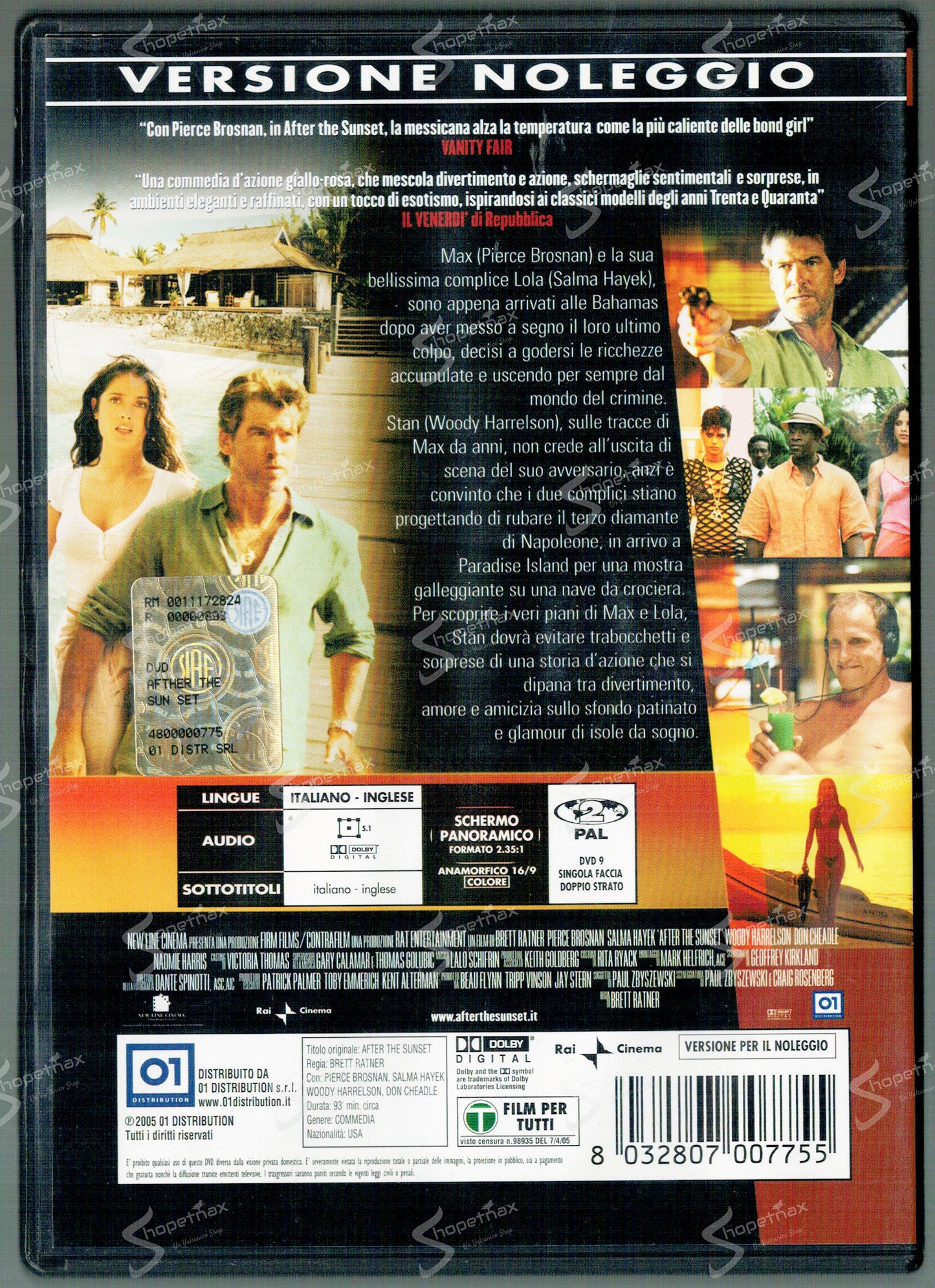 After the Sunset (2004) DVD Versione Noleggio