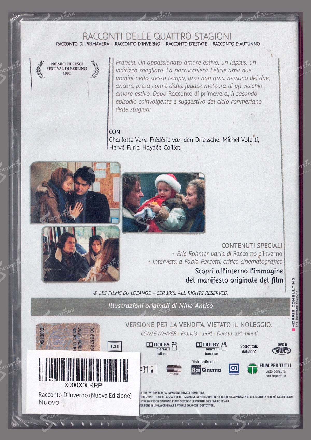 Racconto d'inverno (Conte d'hiver) (1991) DVD