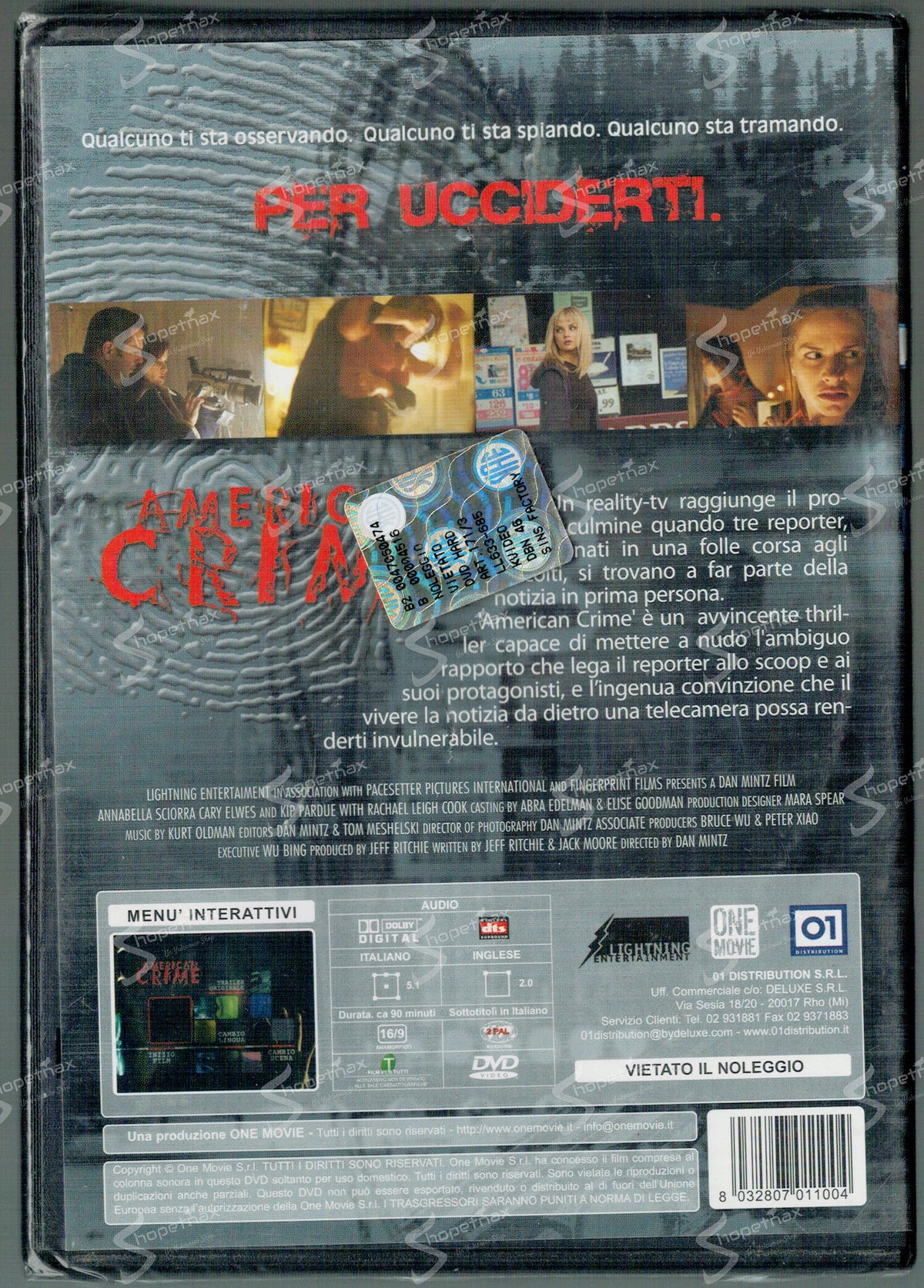 American Crime (2004) DVD