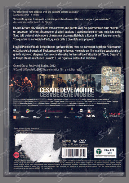 Cesare deve morire (2012) DVD Ex Noleggio