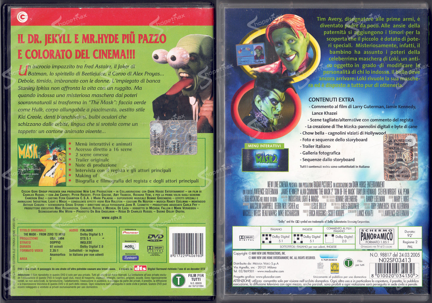 The Mask + The Mask 2 (Serie Completa) (1994-2005) 2 DVD