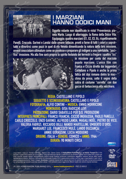 I Marziani hanno dodici mani (1964) DVD Editoriale Ottimo