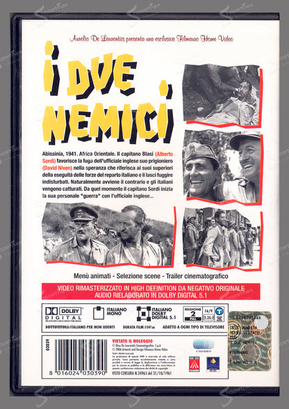 I due nemici (The Best of Enemies) (1961) DVD