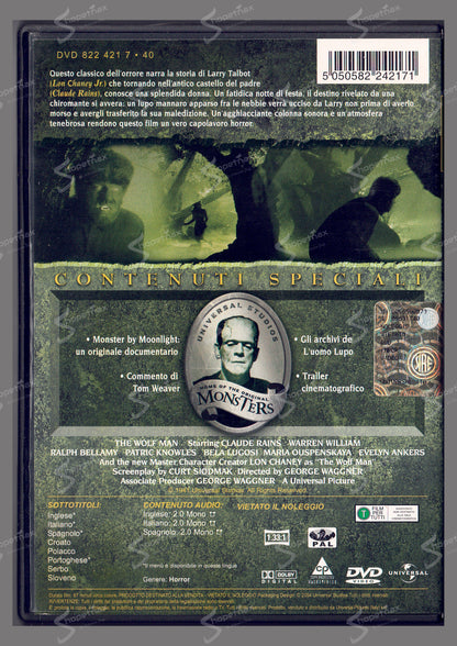 L'Uomo Lupo (The Wolf Man) (1941) DVD