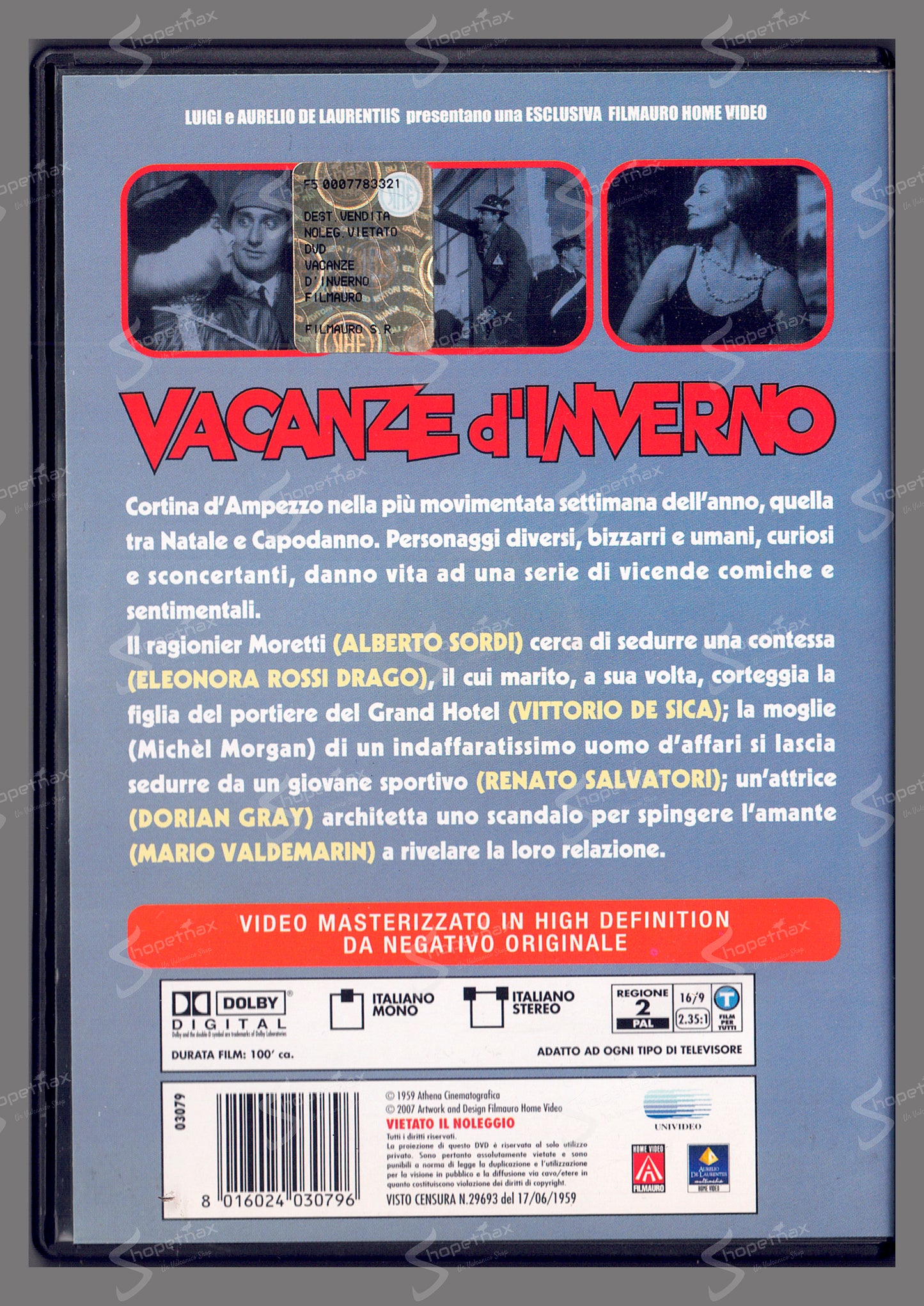 Vacanze d'Inverno (1959) DVD