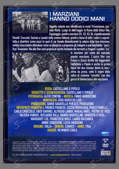 I Marziani hanno dodici mani (1964) DVD Editoriale Come Nuovo