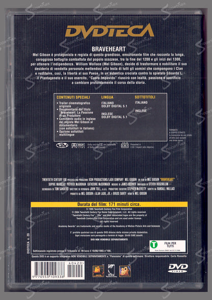 Braveheart - Cuore Impavido (1995) DVD Editoriale