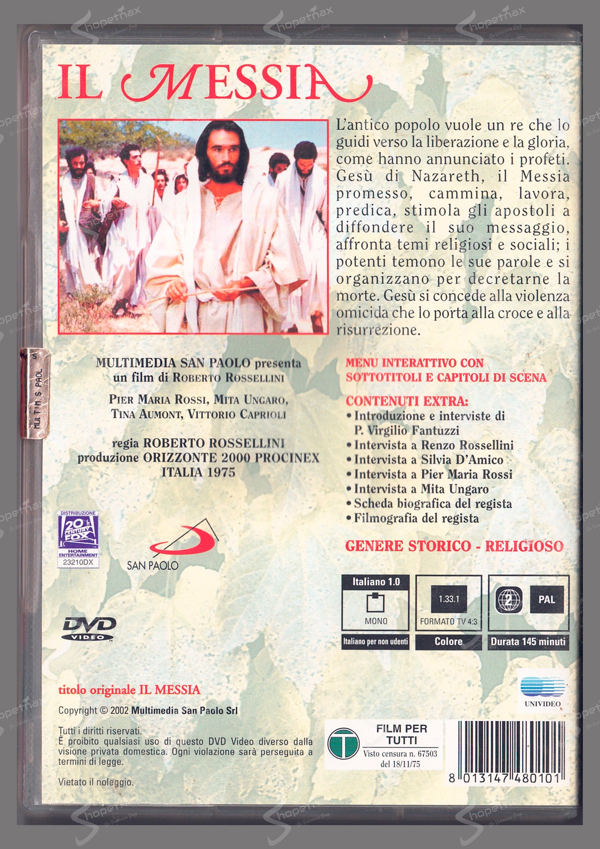 Il Messia (1975) DVD