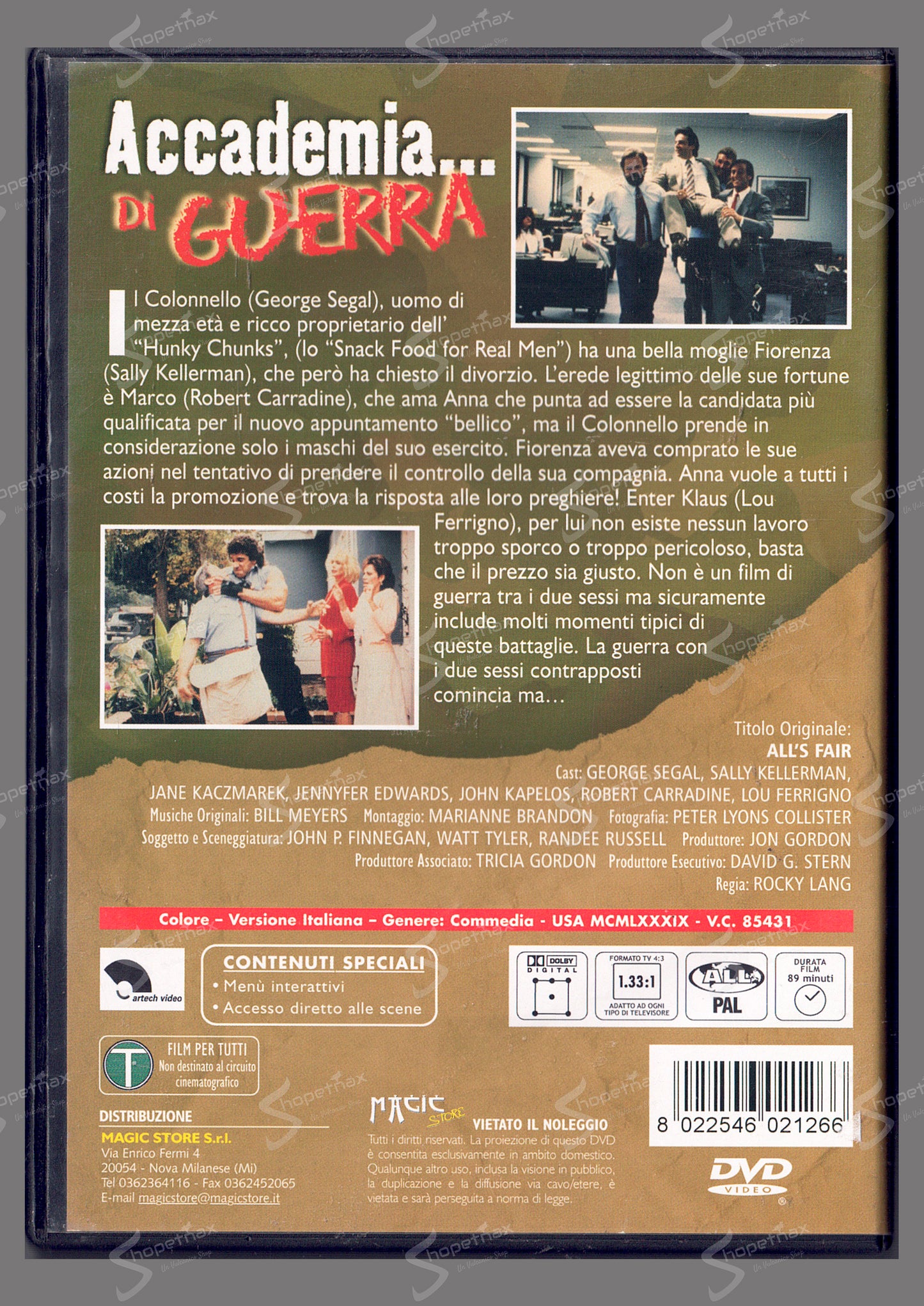 Accademia… di guerra (All's Fair) (1989) DVD
