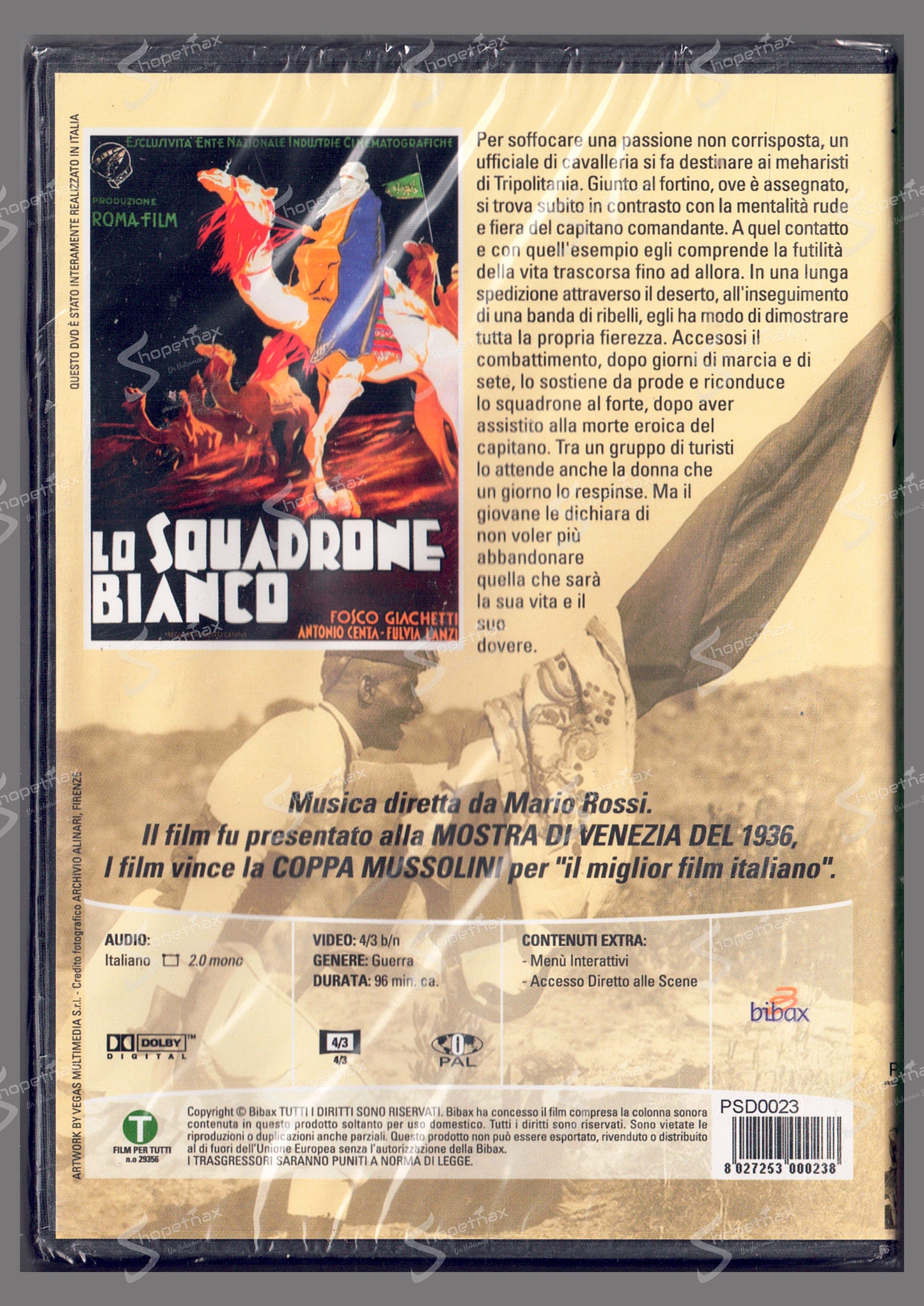 Lo Squadrone Bianco (1936) DVD