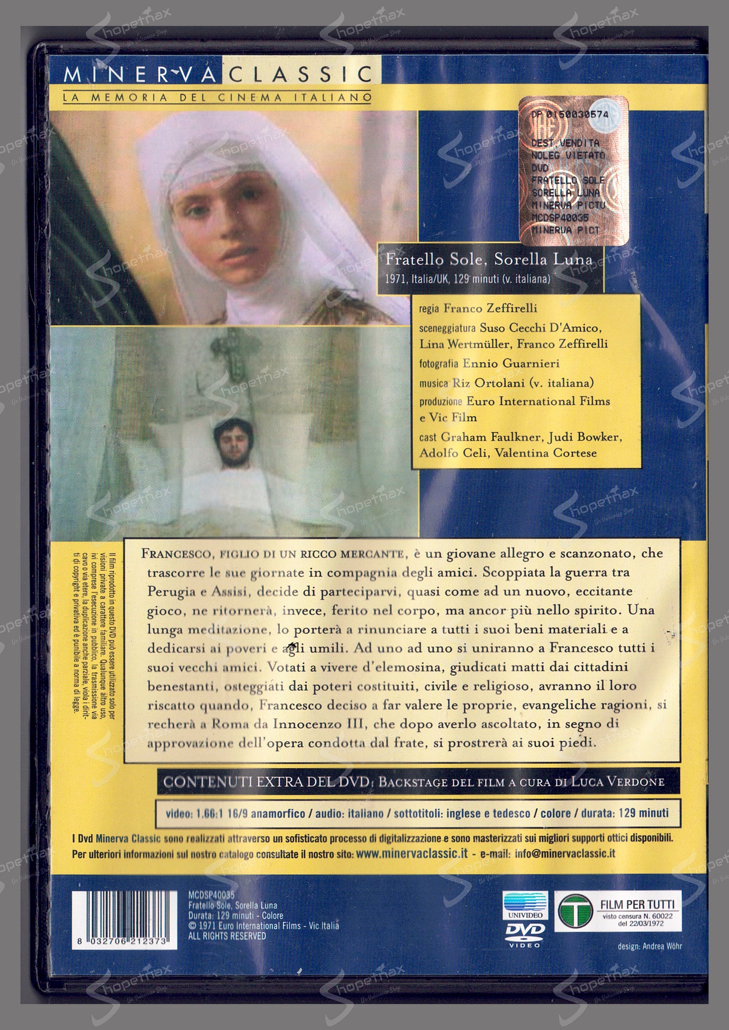 Fratello Sole, Sorella Luna (1971) DVD
