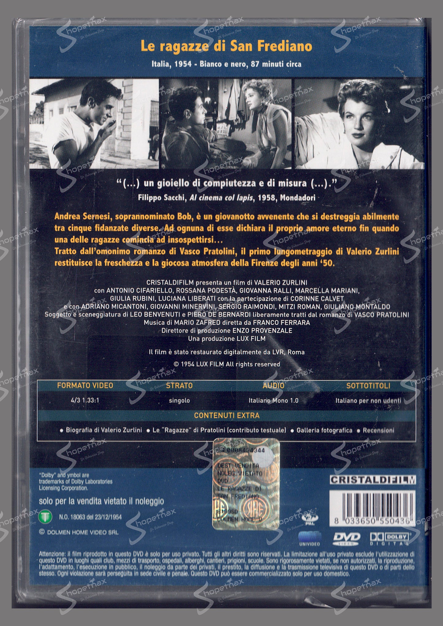 Le ragazze di San Frediano (1954) DVD