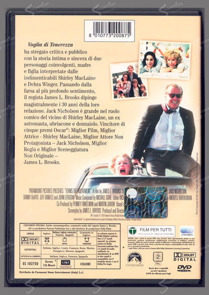 Voglia di Tenerezza (Terms of Endearment) (1983) DVD